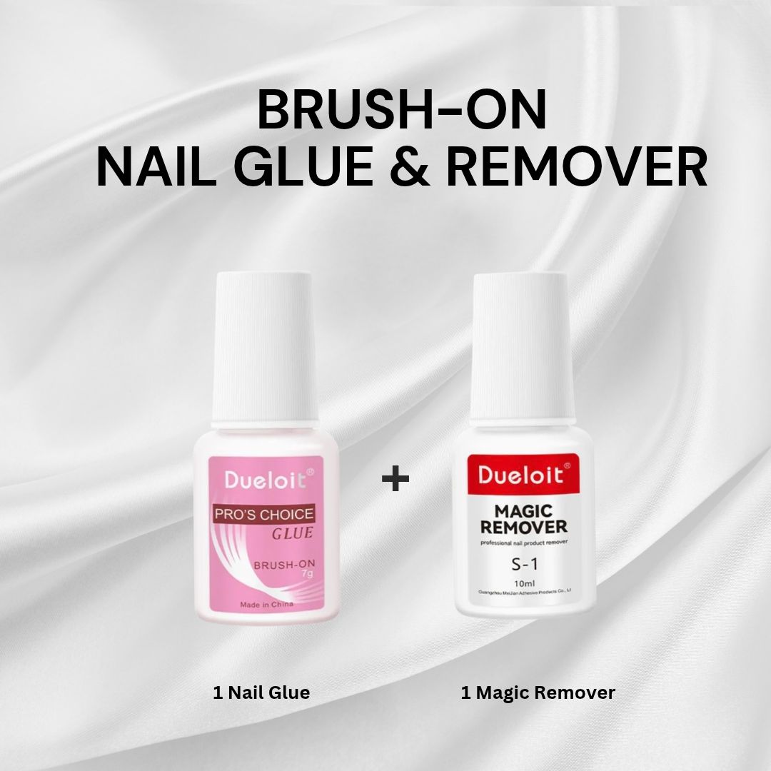Brush-on Nail Glue & Remover Set